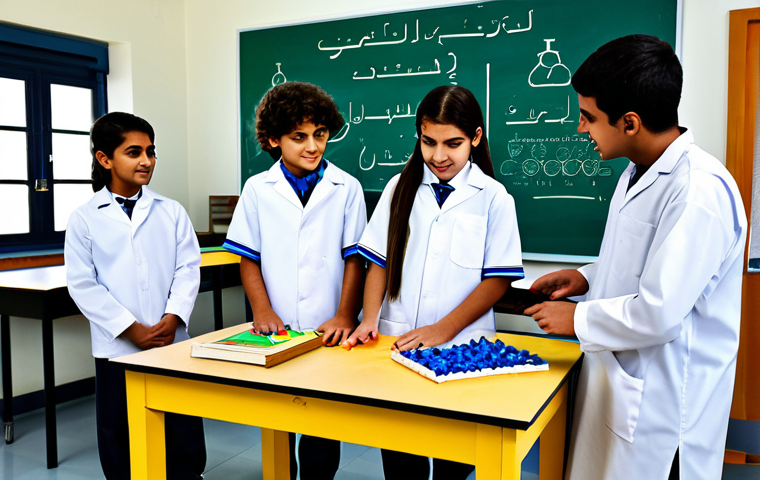 실험적 학습과 STEAM 교육의 시너지 - Practical Learning in Action**

"A group of Arab children fully clothed in modest, colorful clothing...
