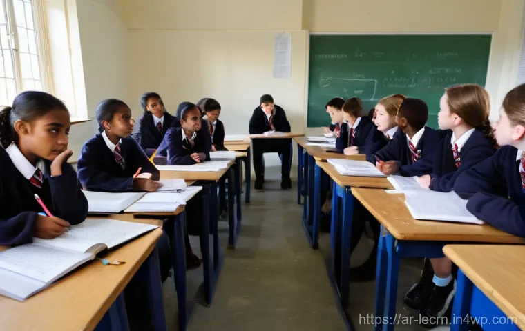 실험적 학습의 강의식 접근법과의 비교 - **Image Prompt 1: The Tale of Two Learnings**
    A split image composition showing two distinct lea...